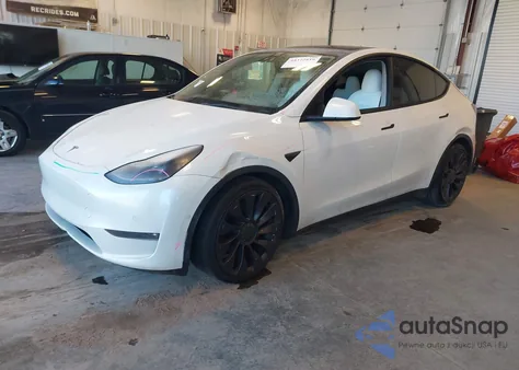 2021 Tesla Model Y Performance Dual Motor All-Wheel Drive from USA, damaged, VIN 5YJYGDEF1MF256674
